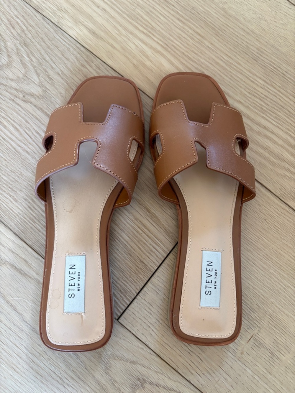 Steve Madden Tan Hadyn Sandals